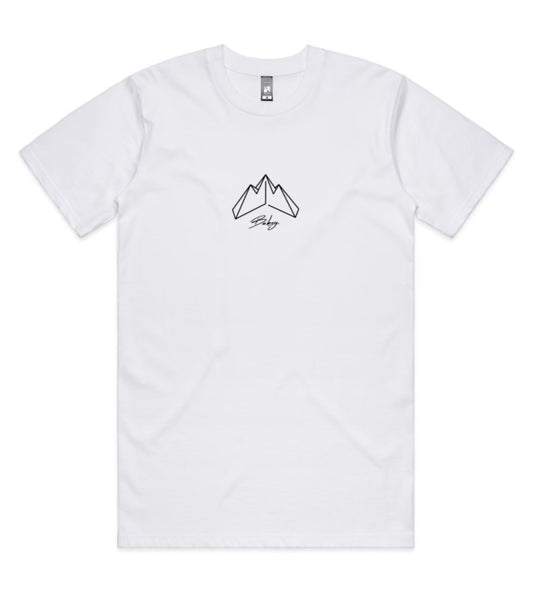 Babsy. Logo White T-Shirt